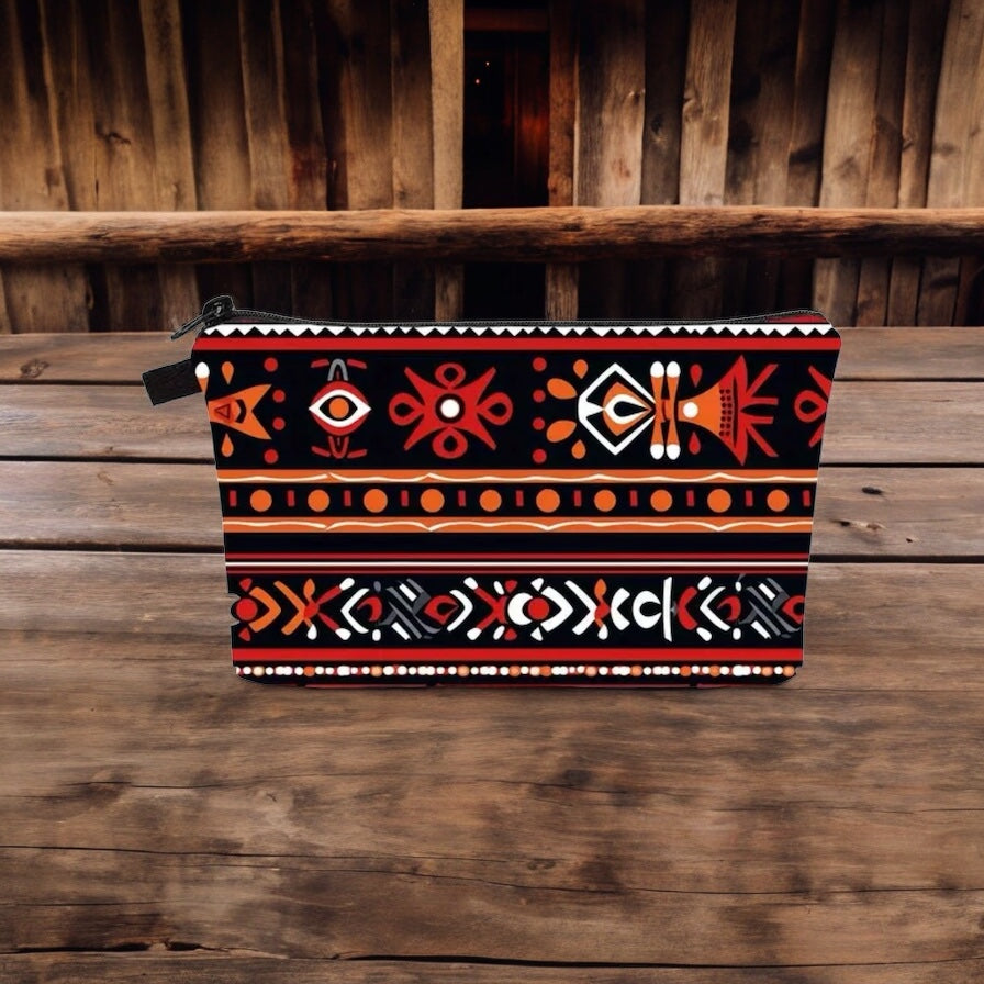 Boho Western Travel Cosmetic Organizer