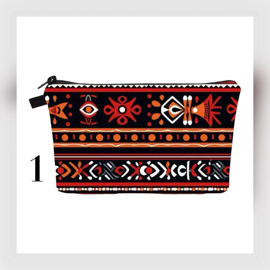 Boho Western Travel Cosmetic Organizer