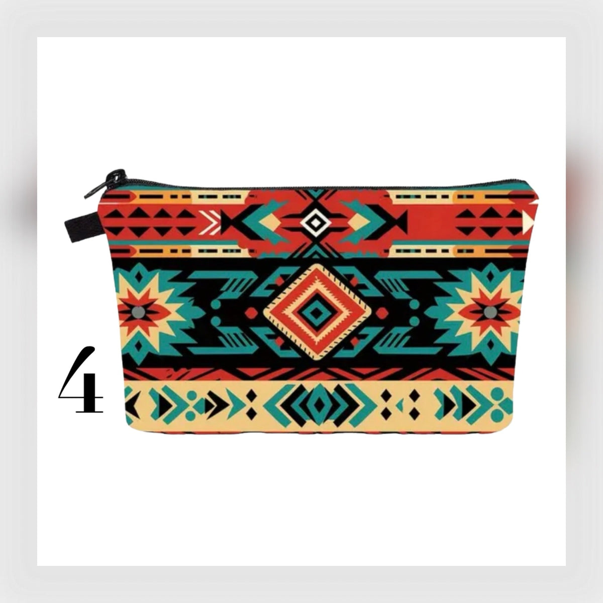 Boho Western Travel Cosmetic Organizer