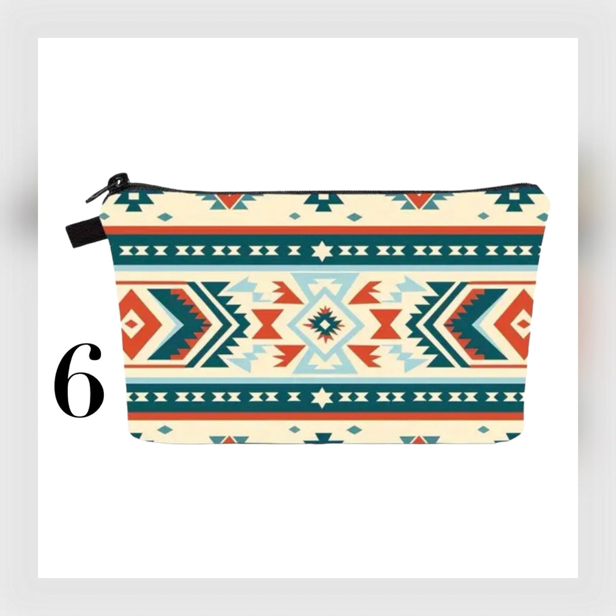 Boho Western Travel Cosmetic Organizer