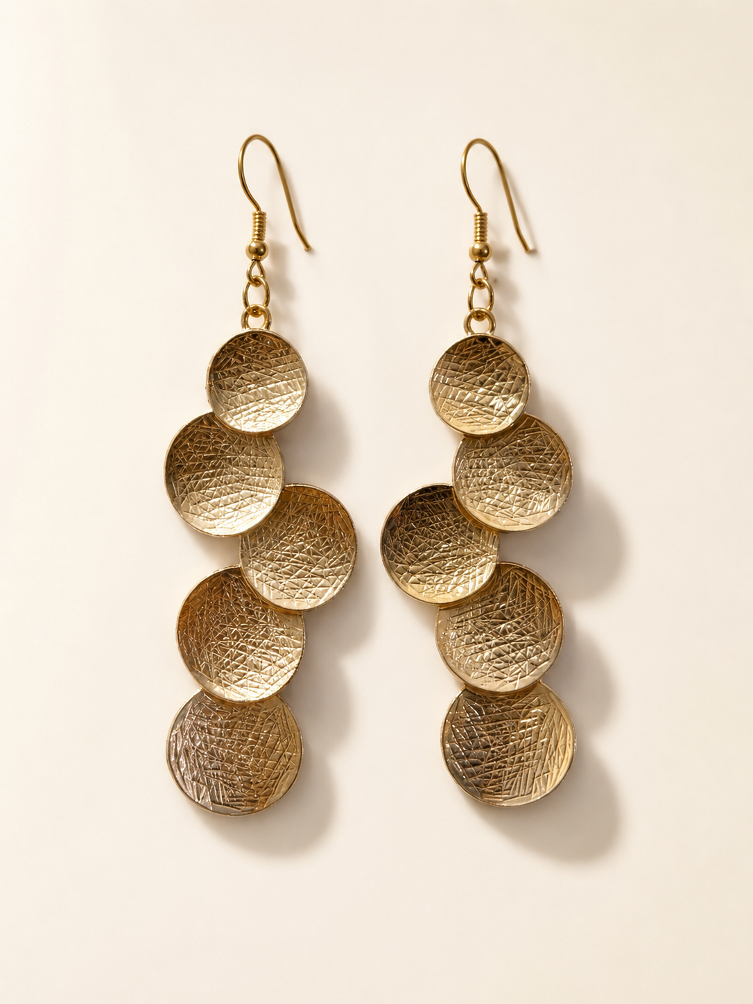 Golden Cascade Earrings