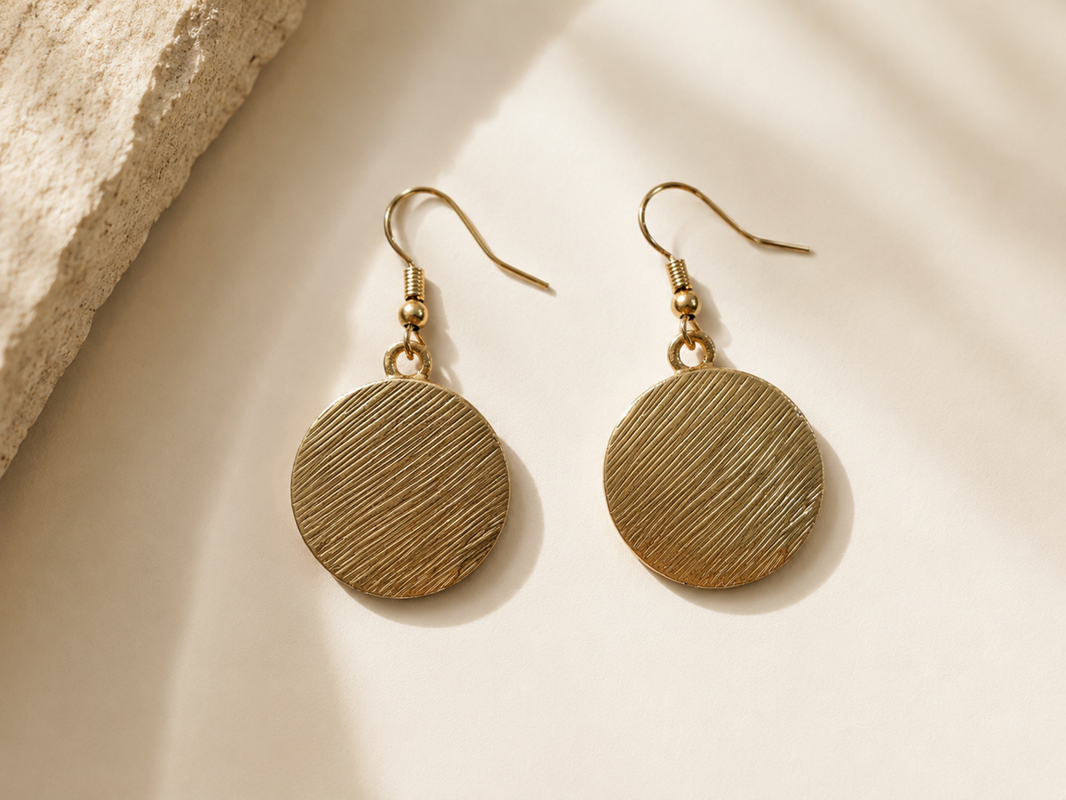 Coastal Glow Gold Earrings