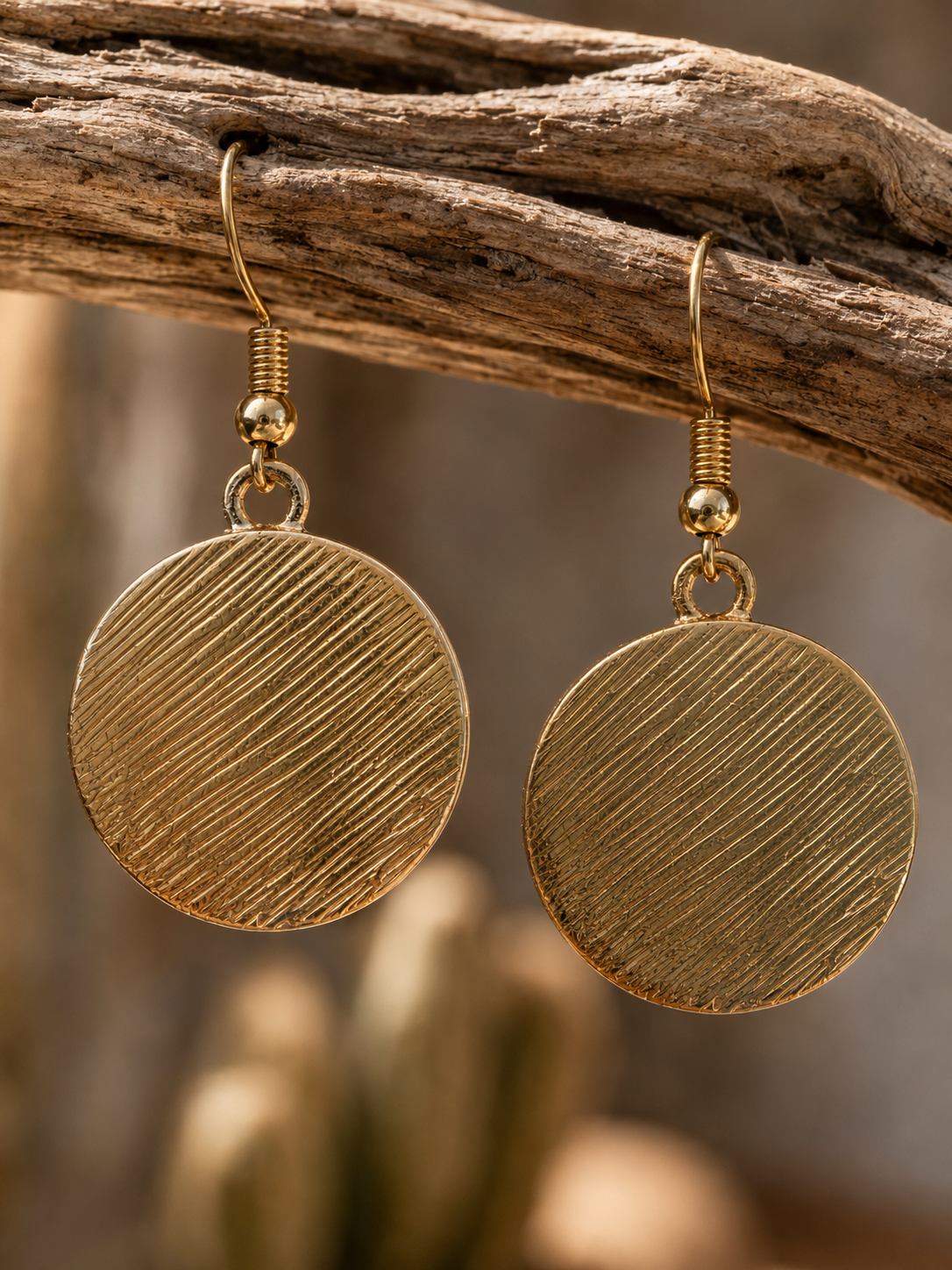 Coastal Glow Gold Earrings