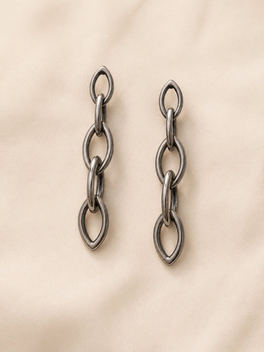 Industrial Luxe Chain Earrings