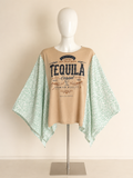 Tequila Handmade Boho Poncho Top ~ One Size