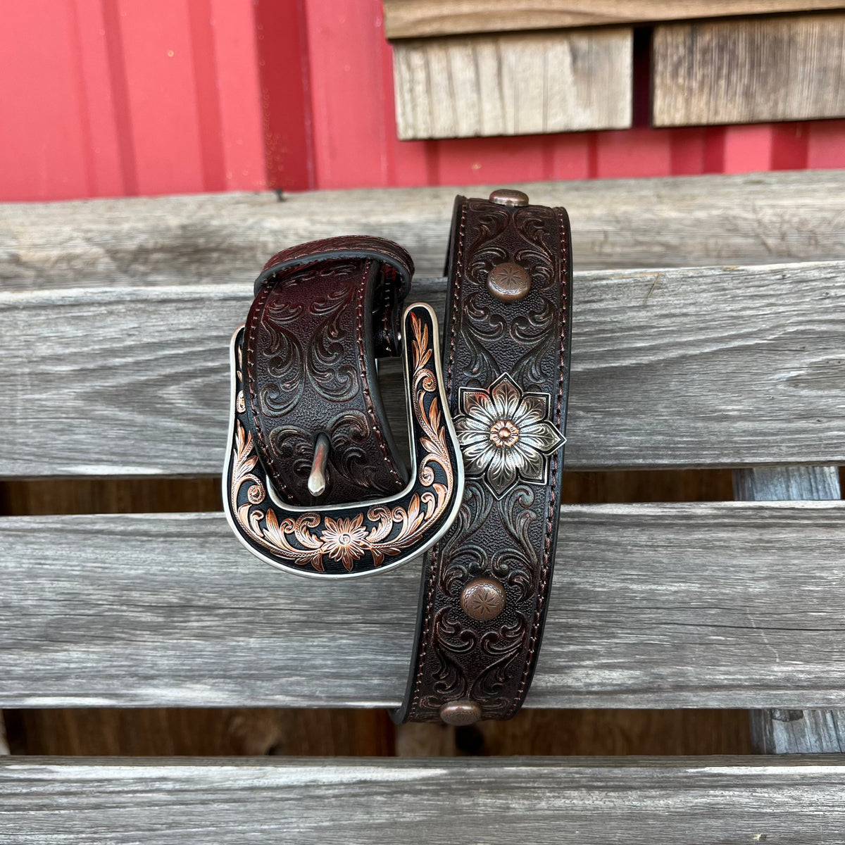 Flower Concho Women's Belt by Ariat
