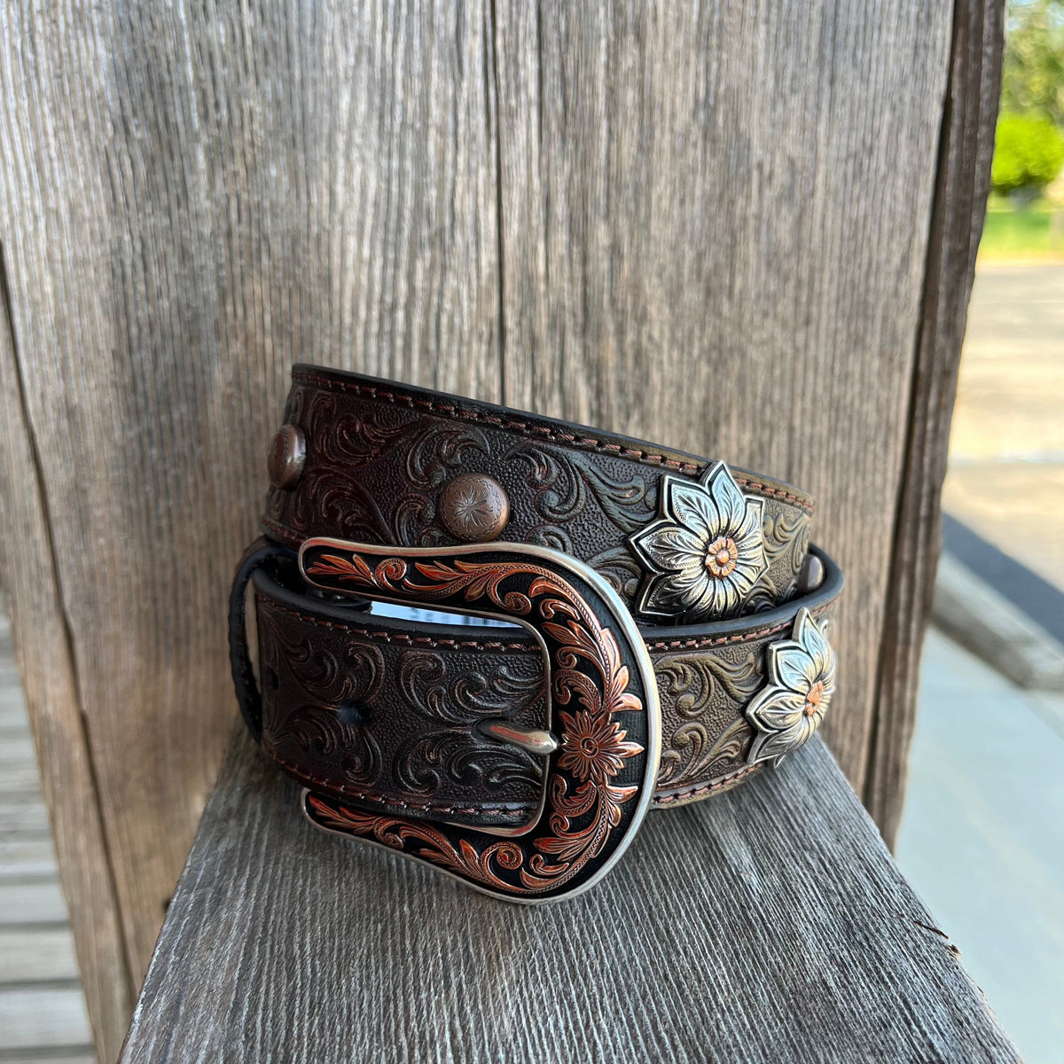 Flower Concho Women's Belt by Ariat