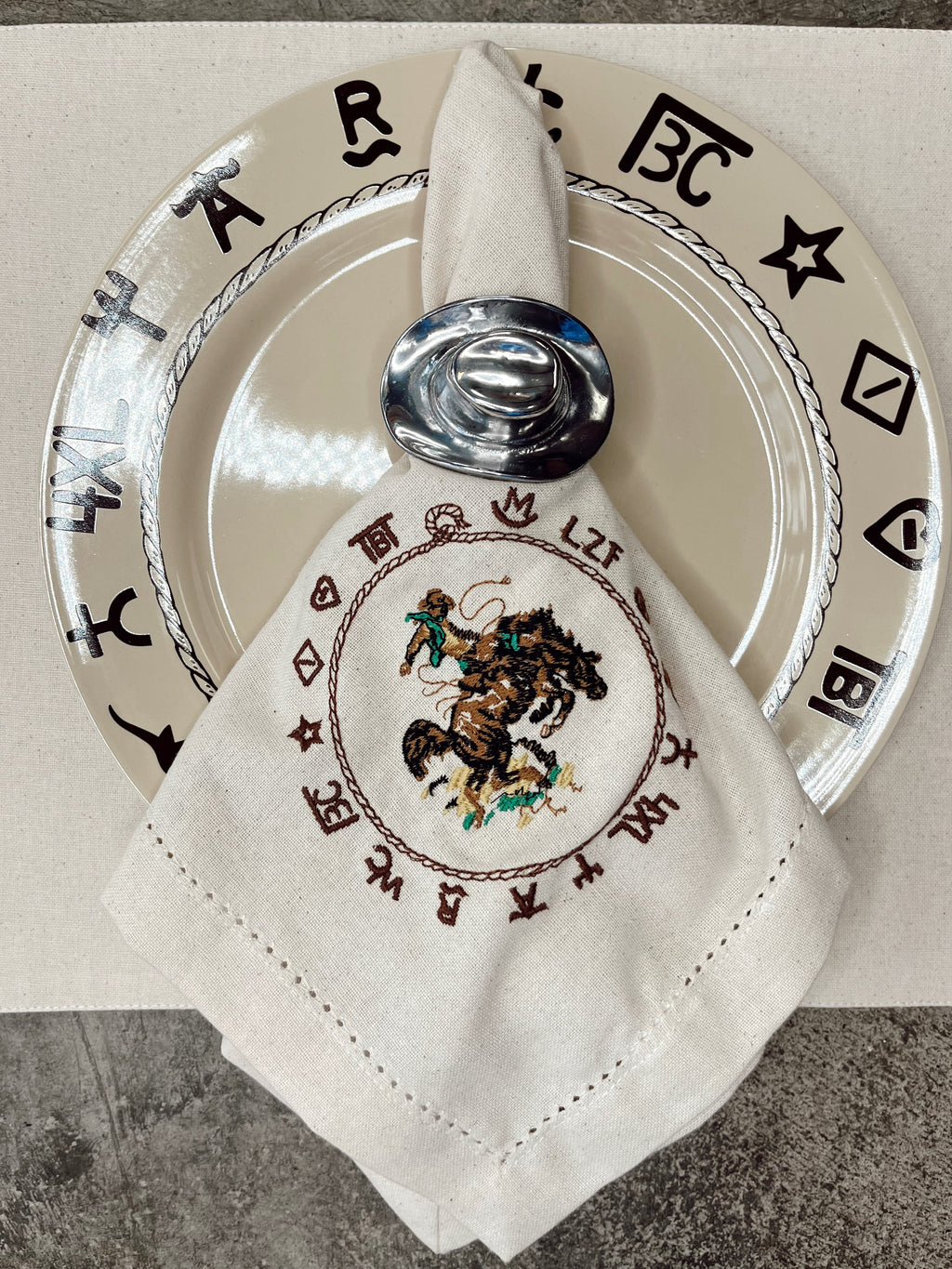 Western Napkin Ring Set