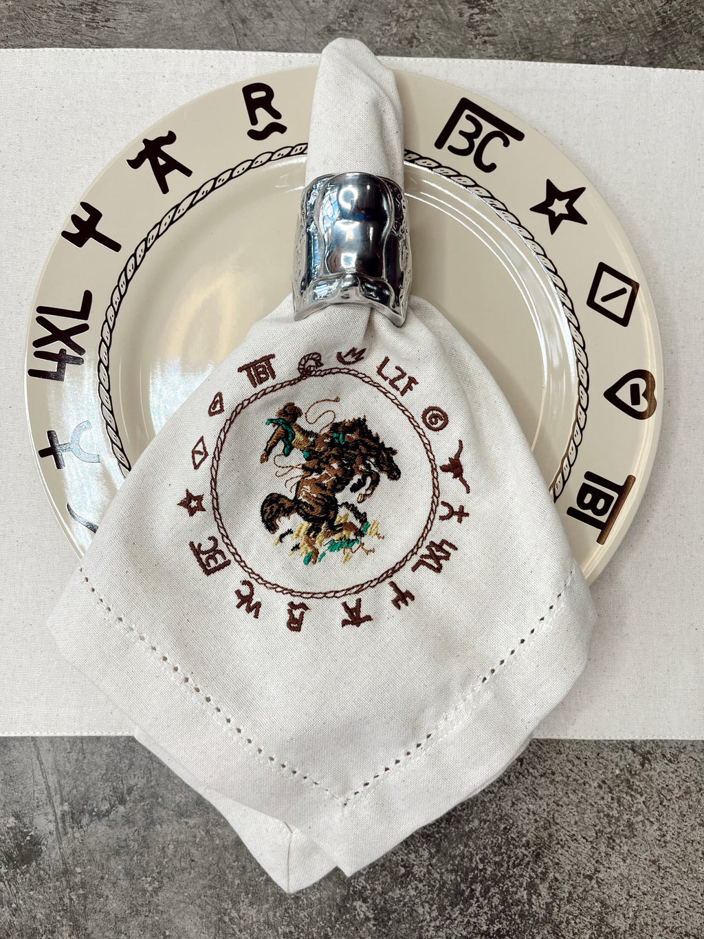 Western Napkin Ring Set