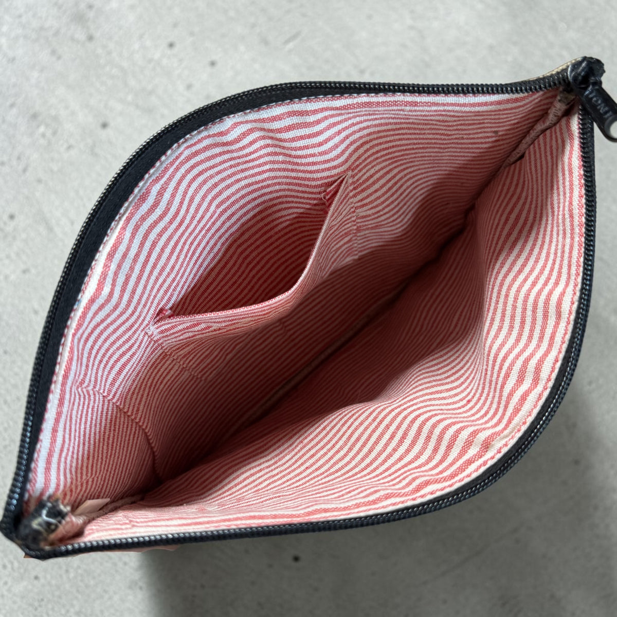 Long Live Vintage Canvas Zippered Cosmetic & Travel Bag
