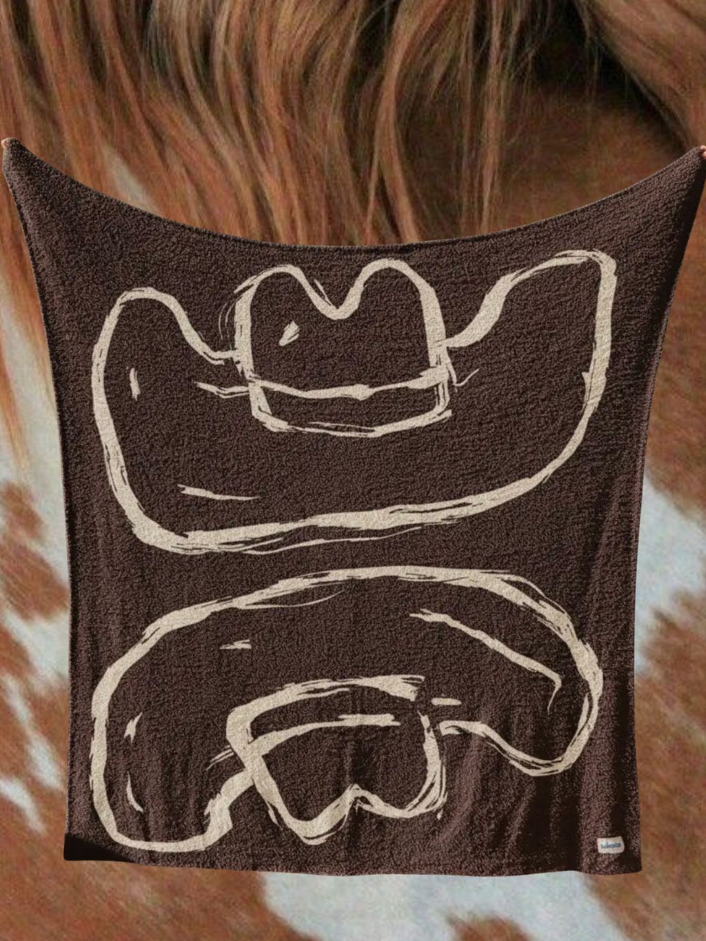 Cowboy Hat Throw Blanket
