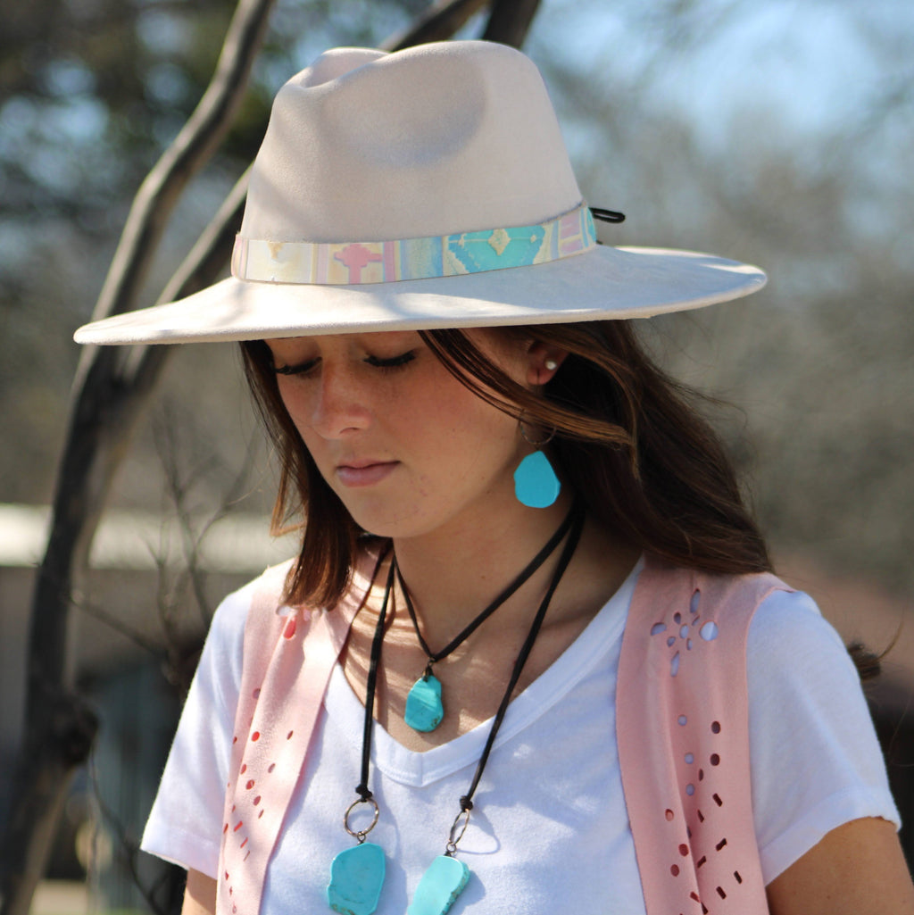 Turquoise Chunky Earrings 215q