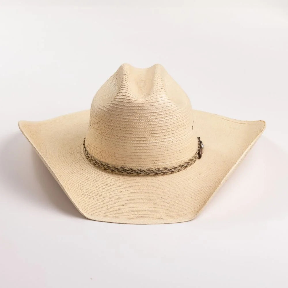 Brooks (4 1/2") - Guatemalan Palm Cowboy Hat by Larry Mahan