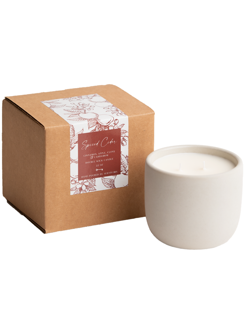 Spiced Cider Cement Candle 22 oz