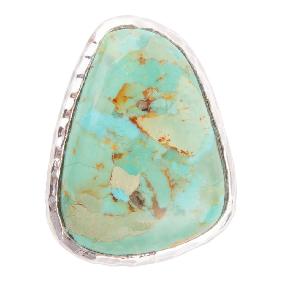 Abstract Blue Turquoise & Sterling Silver Ring