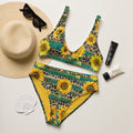 Leopard Print & Sunflower Bikini by Baha Ranch