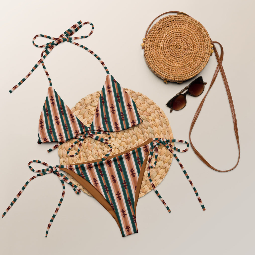 Cocoa Aztec String Bikini by Baha Ranch