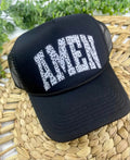 Amen Trucker Hat — Otto 5-Panel with Pre-Curved Visor, Braid Detailing & Double Snapback