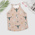 Cow Skull Western Tank Top by Baha Ranch