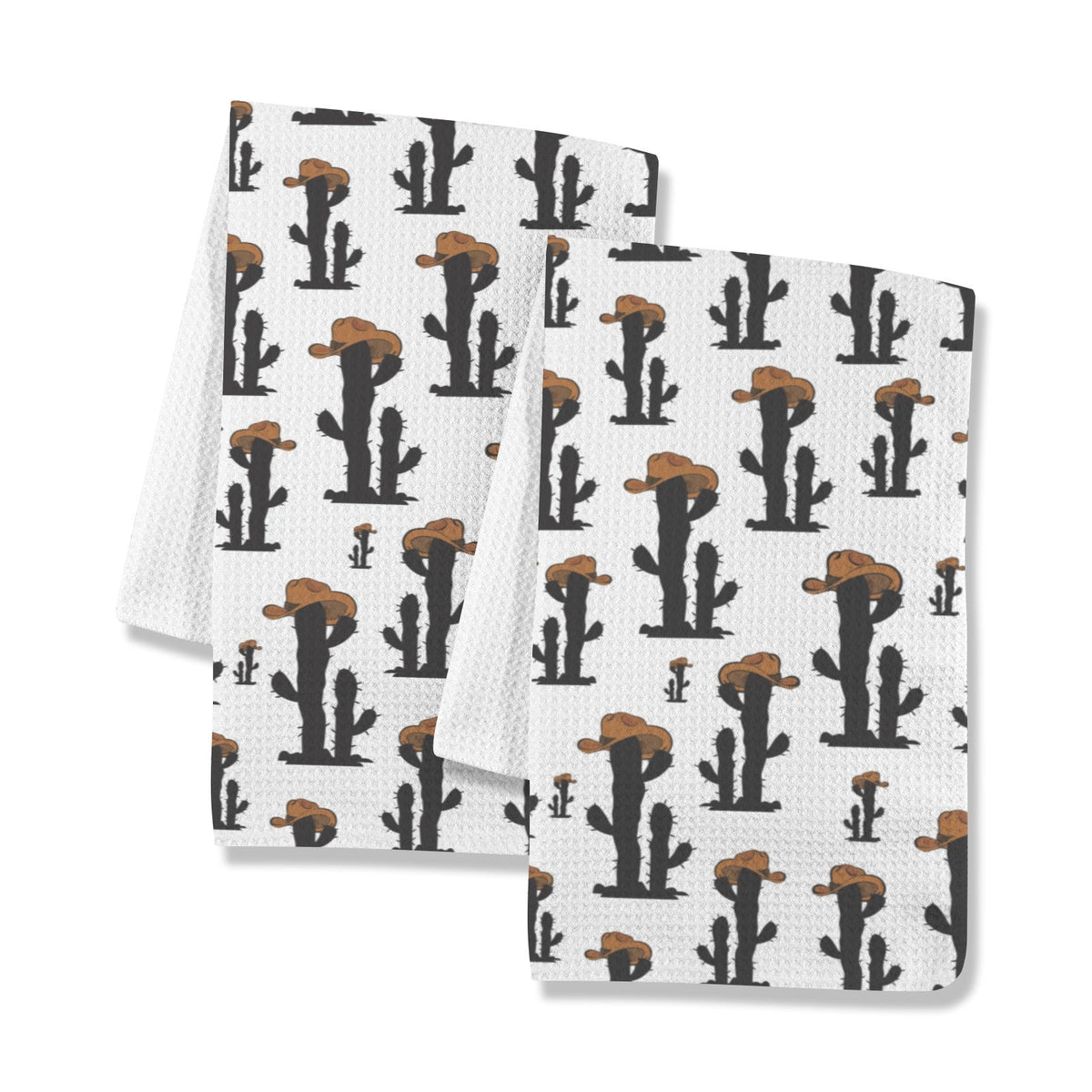 Cowboy Cactus Set of 2 Kitchen Dish Towels by Baha Ranch