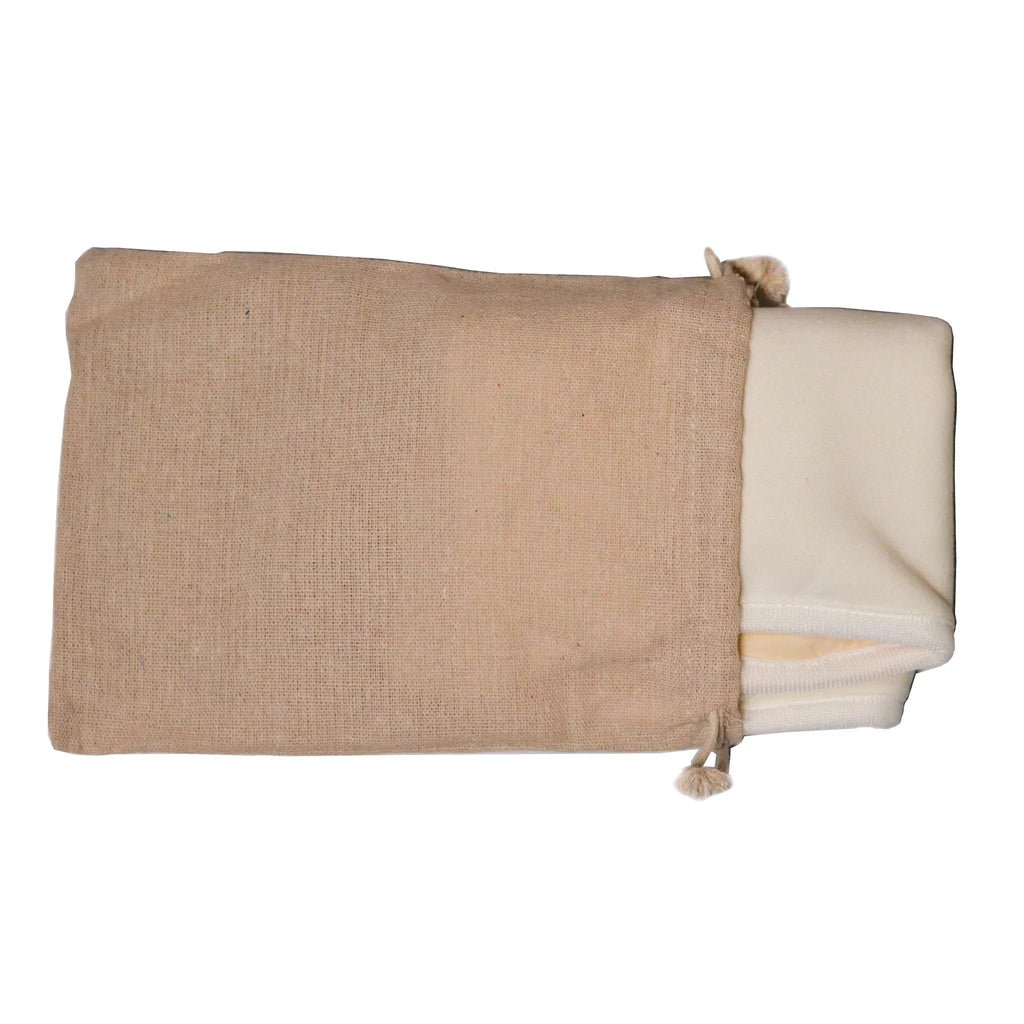 Organic Pure Cold-Pressed Castor Oil + Cloth Pack Bundle
