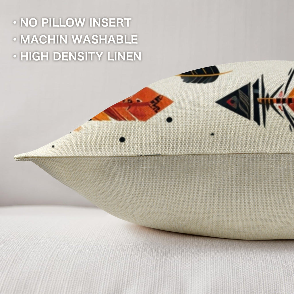 Aztec Feathers Pillow Case