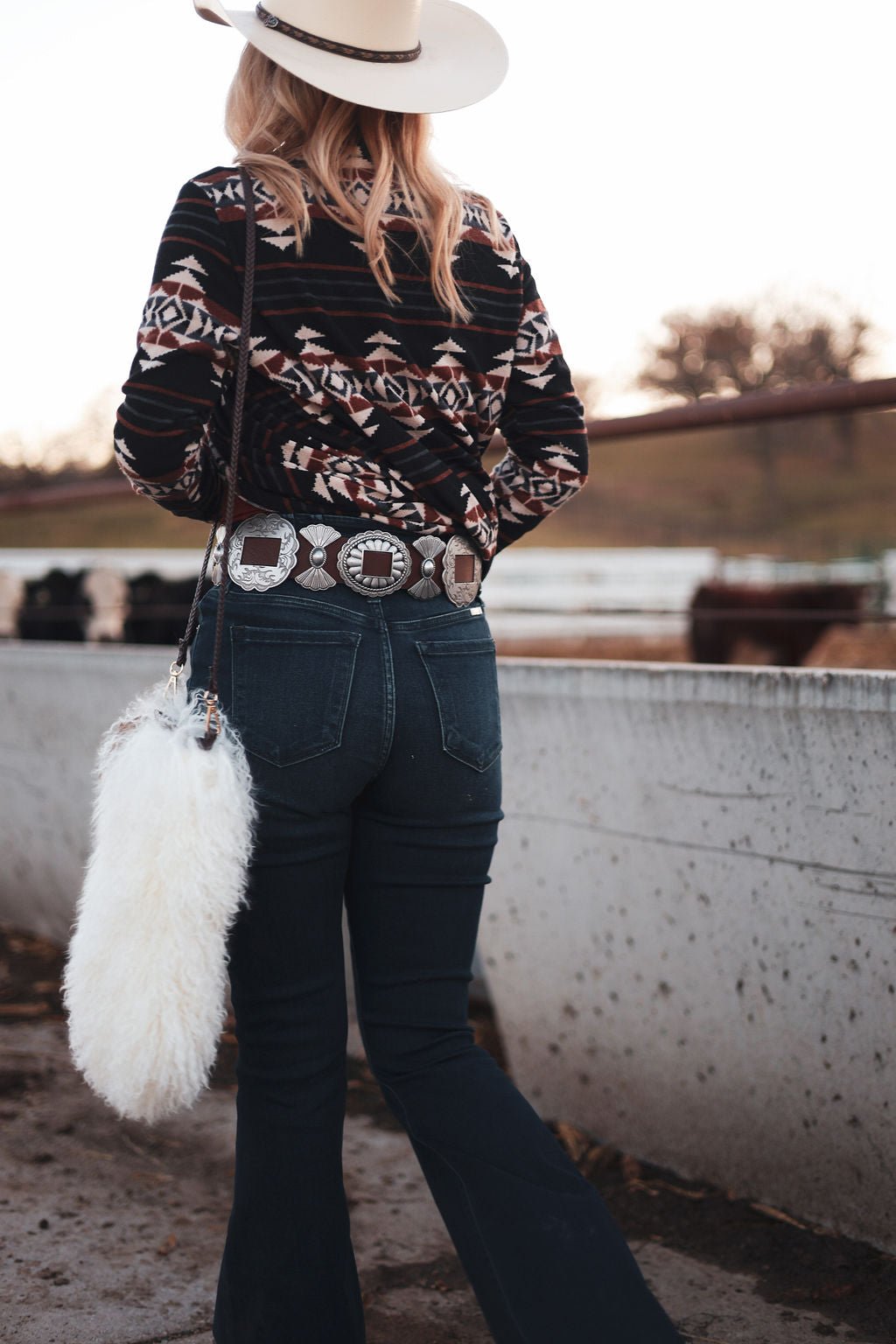 Calgary Western Open Front Bombom Cardigan — Luxurious Soft Layering Piece Made in USA (Medium available)