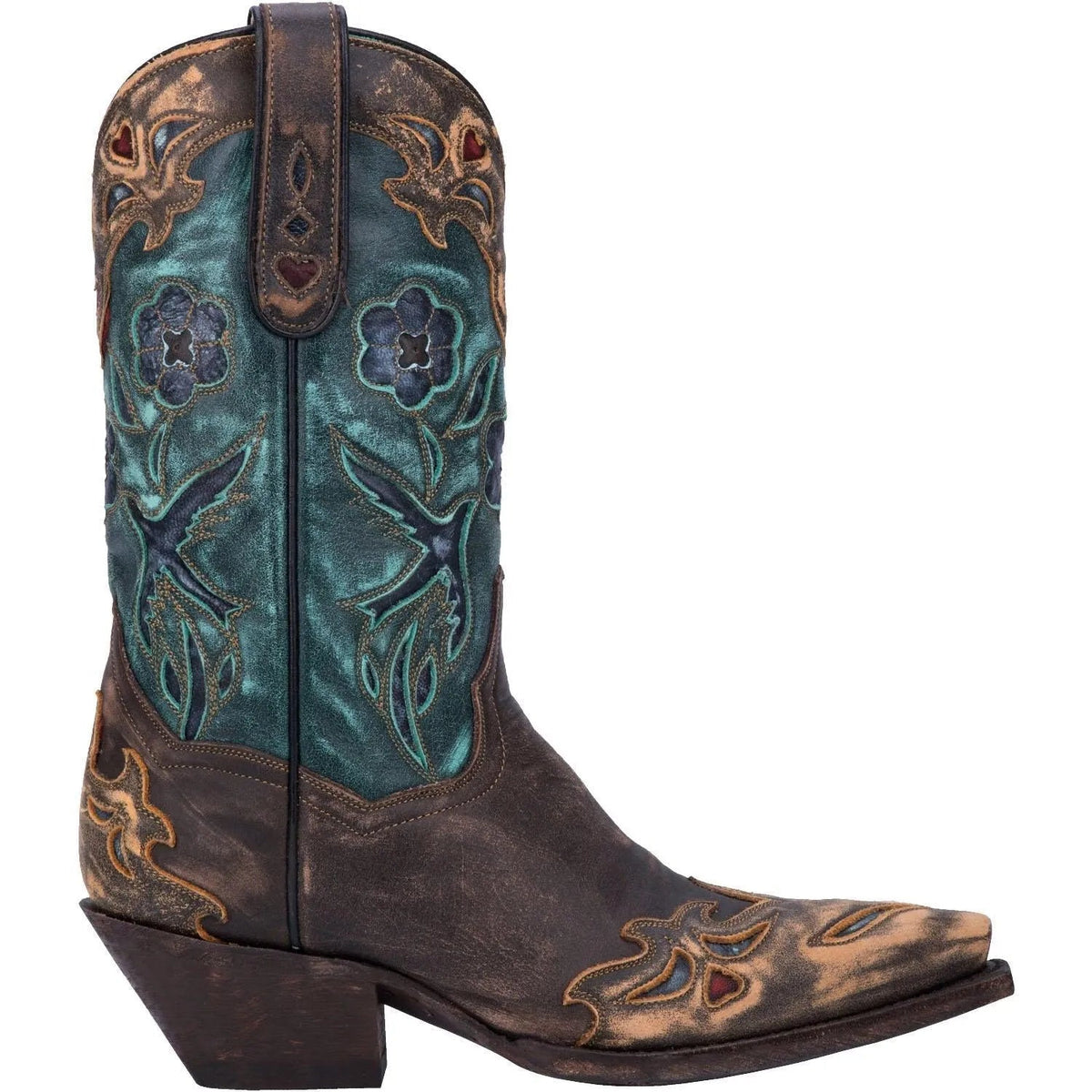 Vintage Blue Bird - Women's Cowgirl Boots by Dan Post