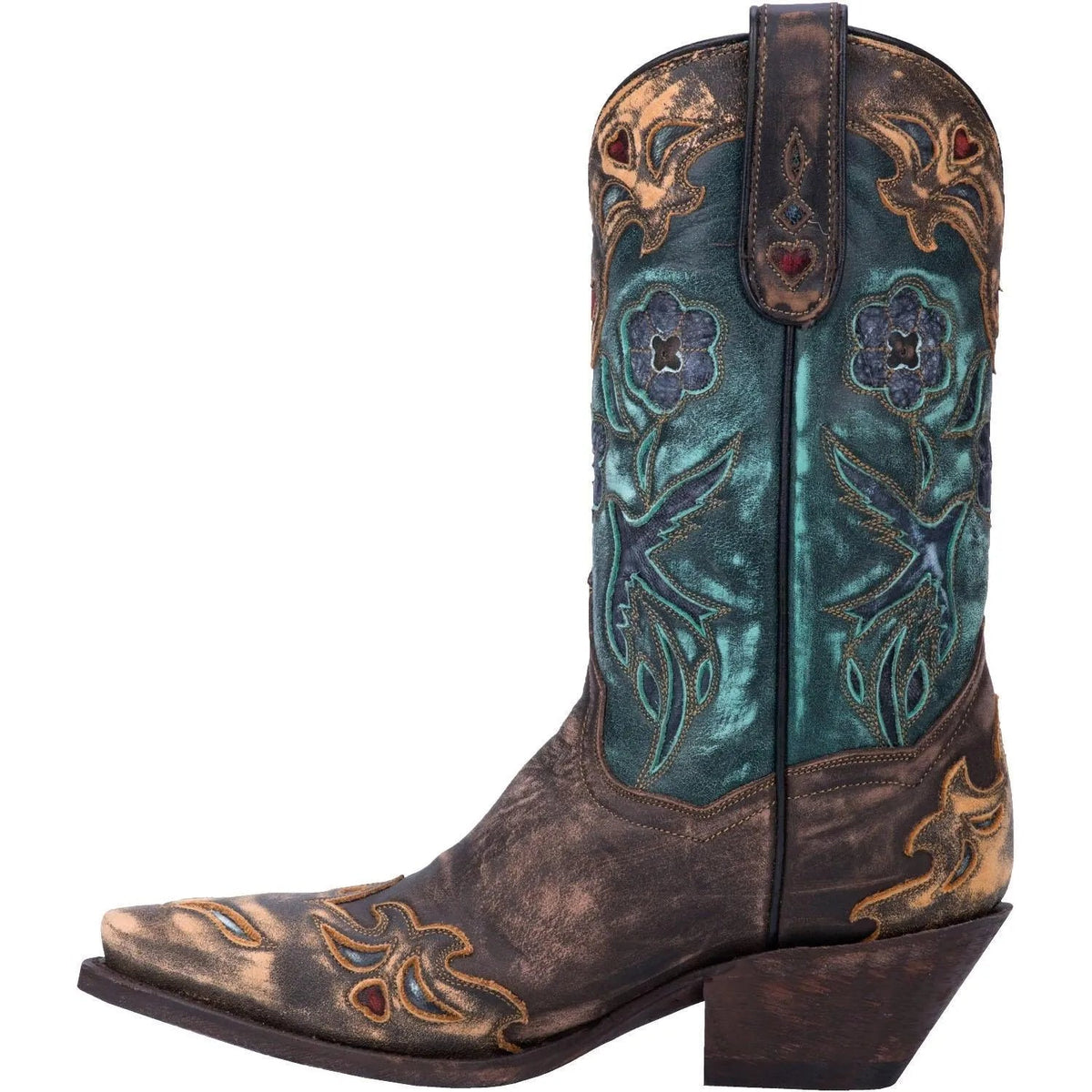 Vintage Blue Bird - Women's Cowgirl Boots by Dan Post