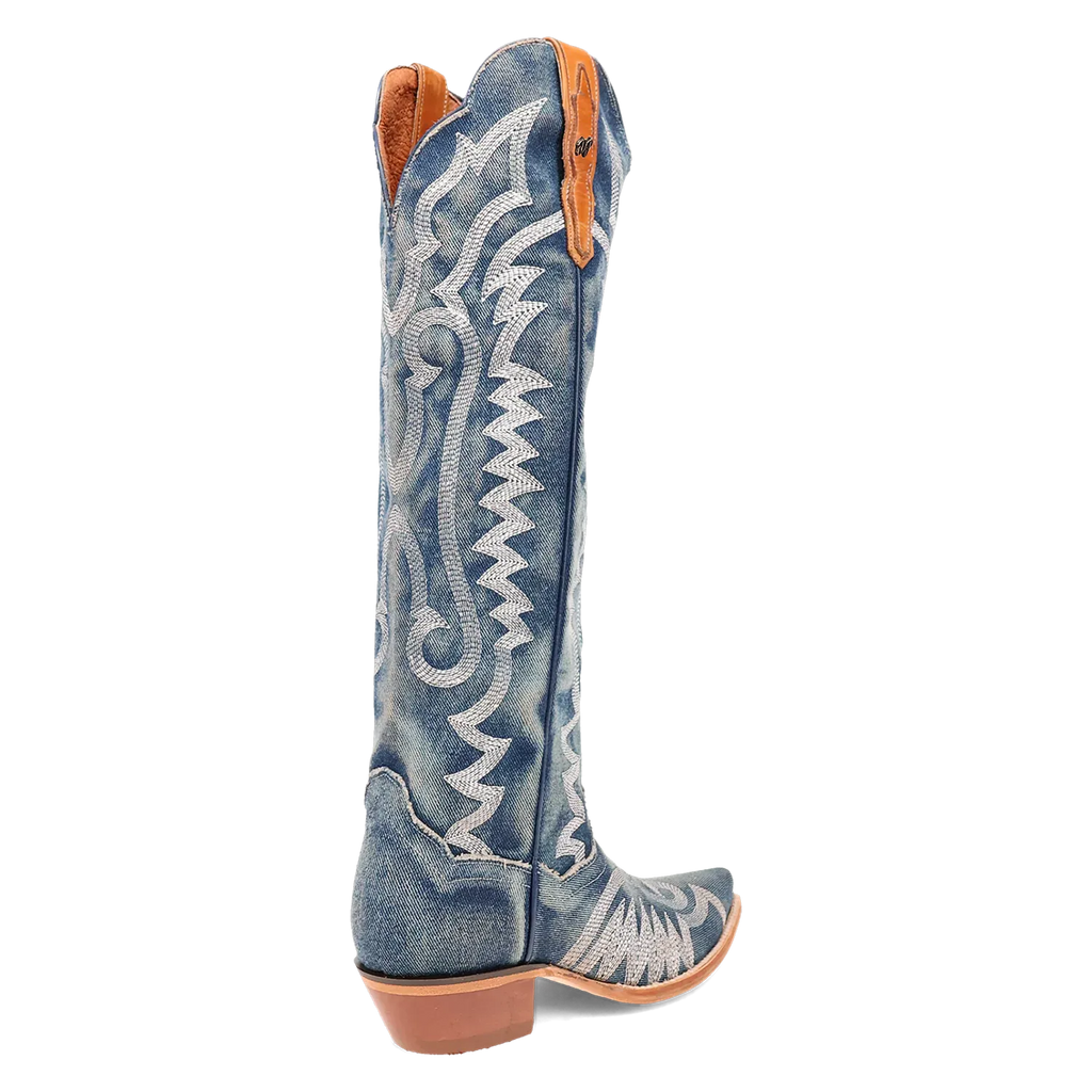 Denim Darlin' - Women's Denim Cowboy Boots by Dan Post