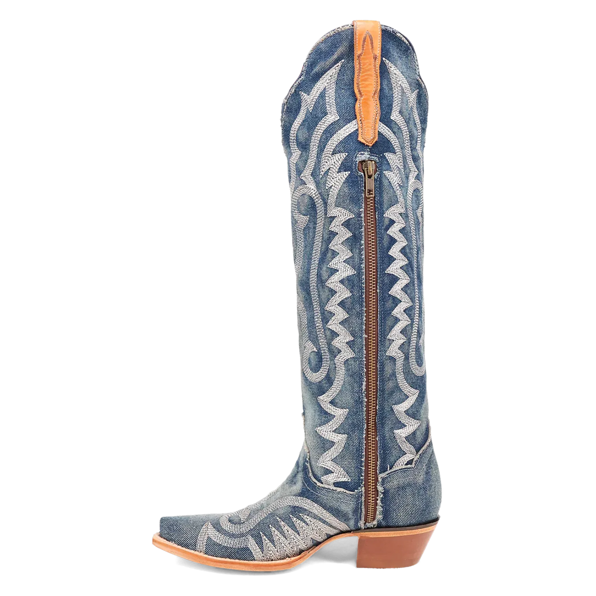 Denim Darlin' - Women's Denim Cowboy Boots by Dan Post