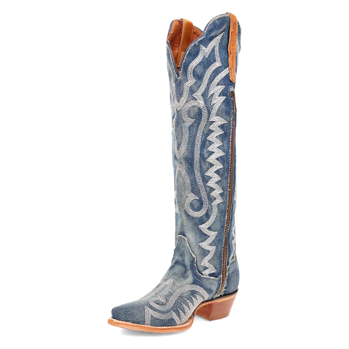 Denim Darlin' - Women's Denim Cowboy Boots by Dan Post