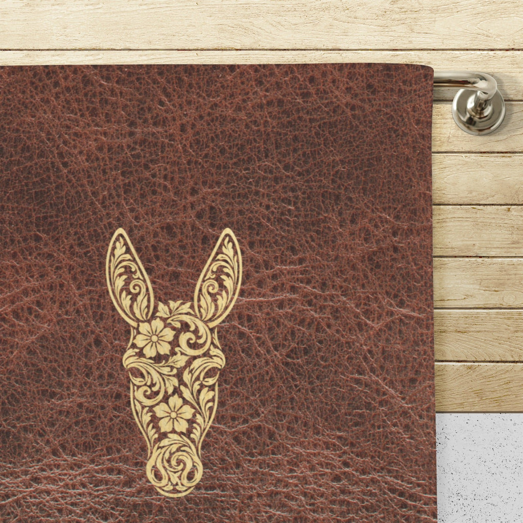 Ranch Tooled Donkey Set of 4 Kitchen Dish Towels