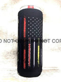 First Responder Print Slim 12oz Can Koozie