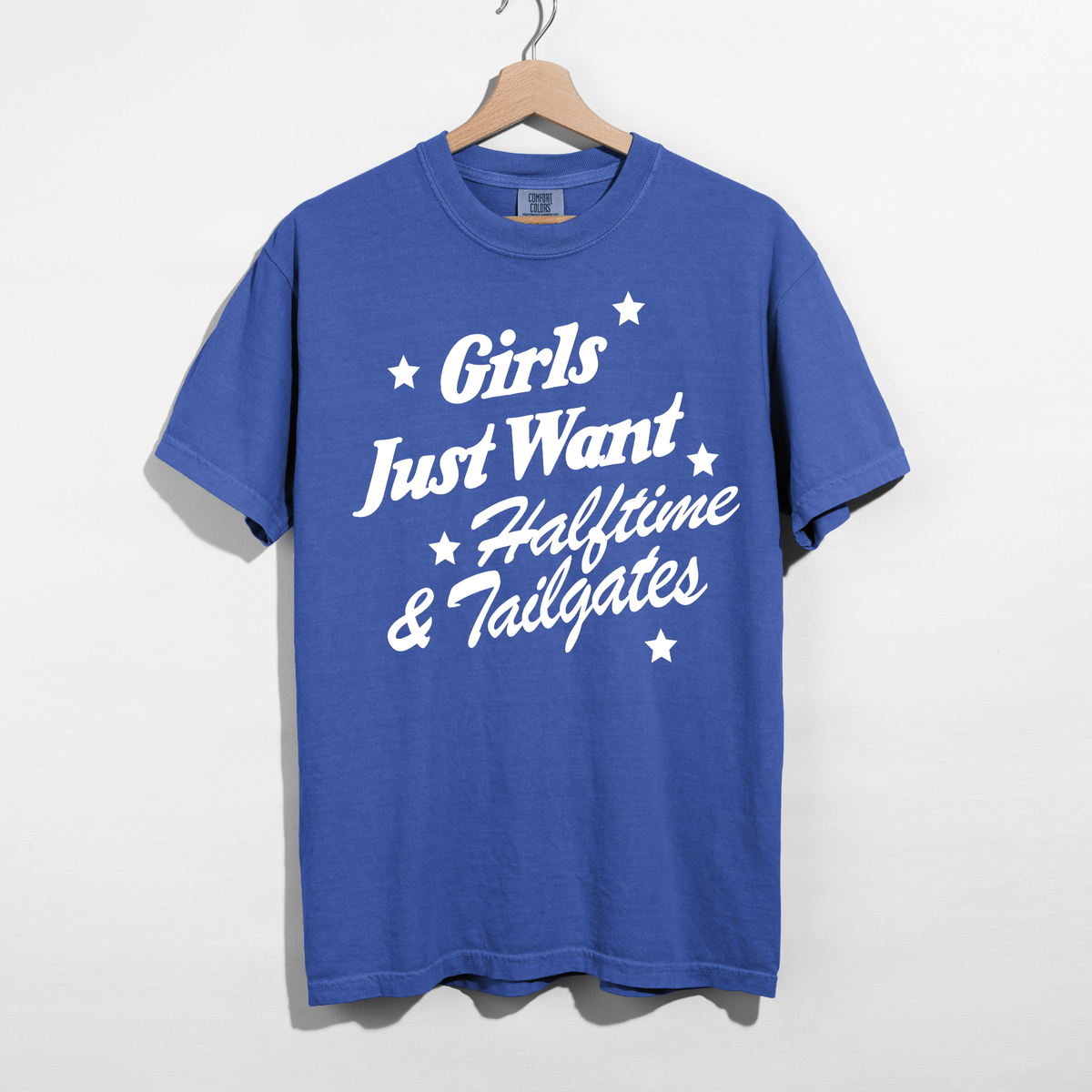 Girls Just Want Halftime & Tailgates Tee | Football Game Day Shirt