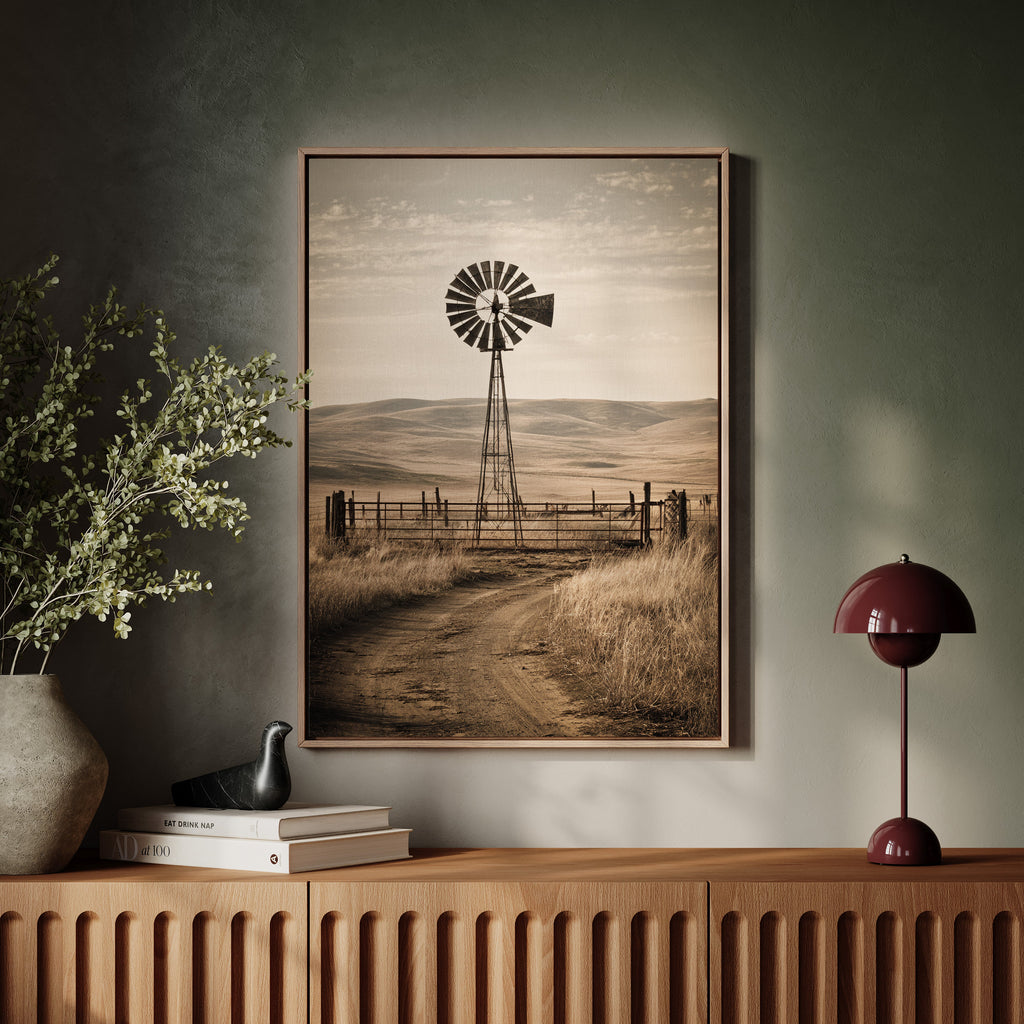 Windmill's Silent Vigil