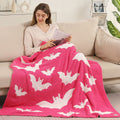 Halloween Patterned Reversible Throw Blanket