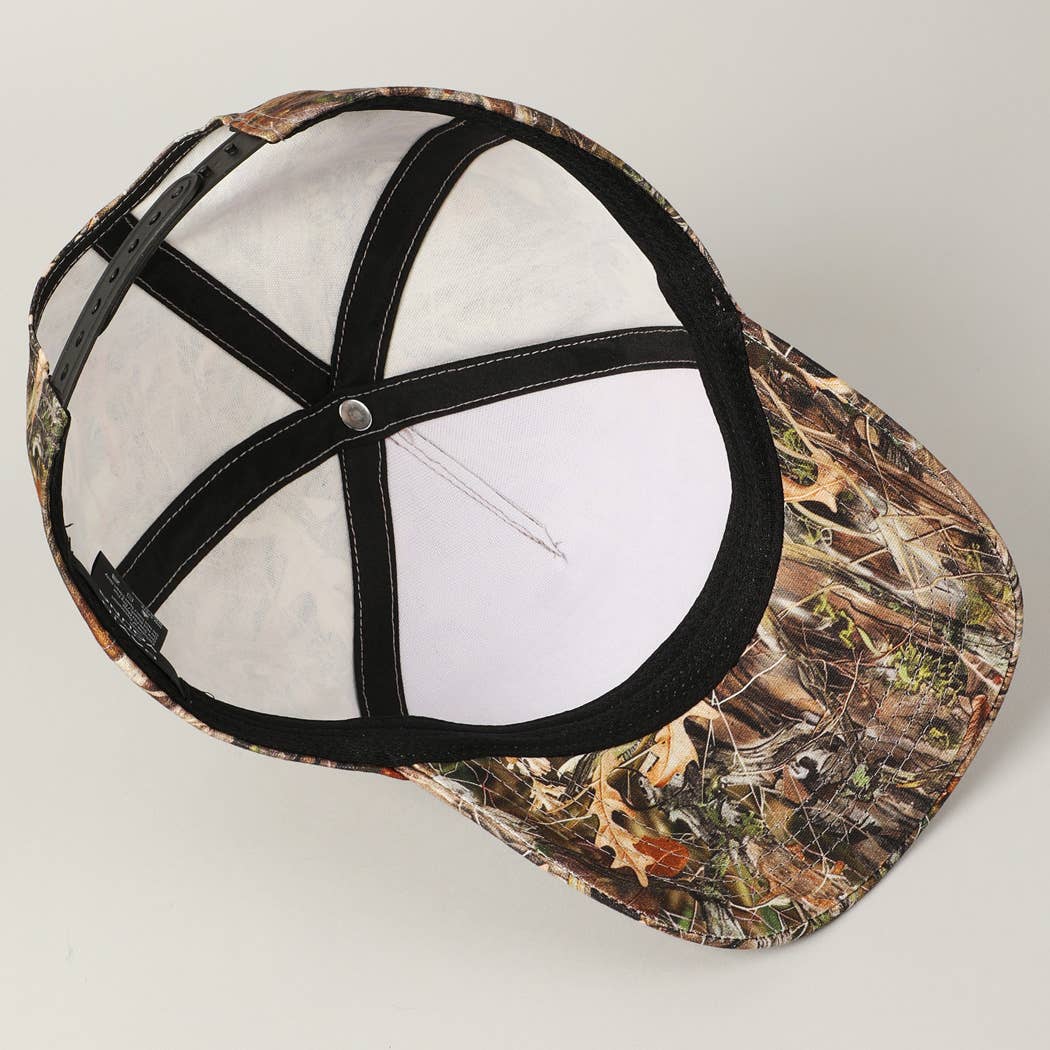 Howdy Darlin- Realtree Camo Patch Trucker Hat — 100% Cotton with Adjustable Snapback