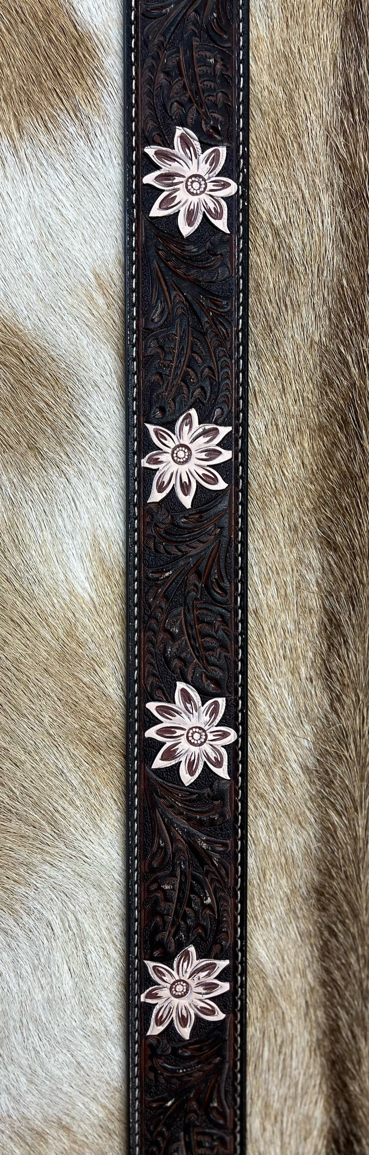 Painted Flower Women's Belt by Nocona