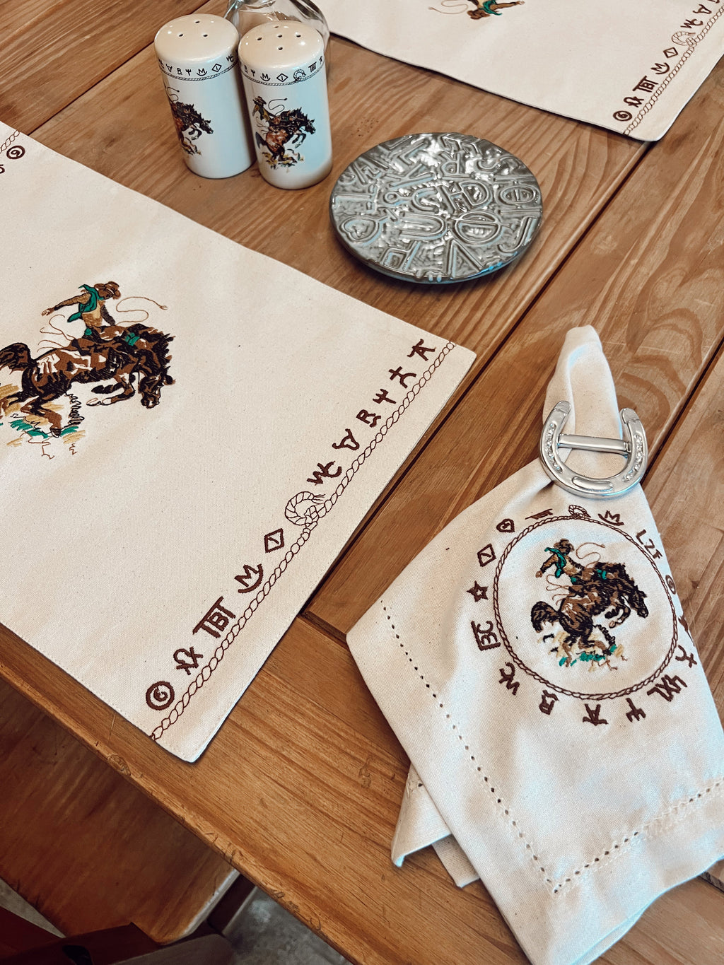The Bronc Placemat Set of 4
