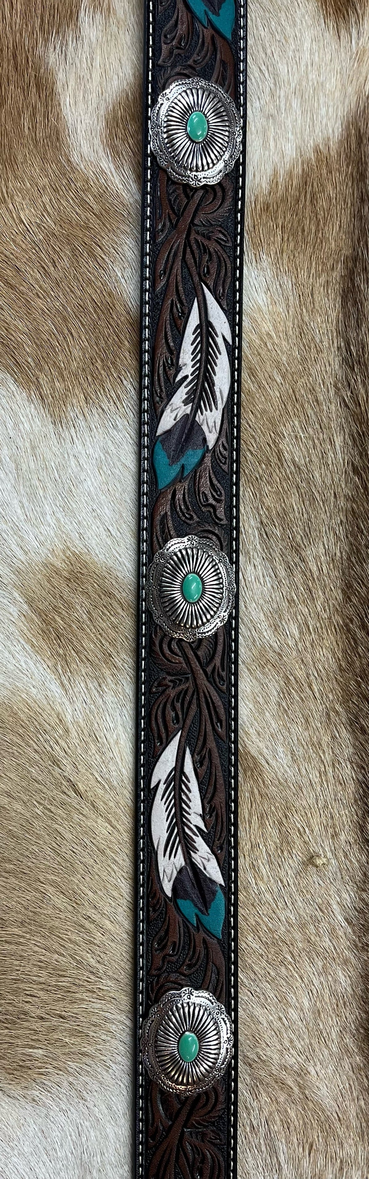 Painted Feathers Women's Belt by Ariat