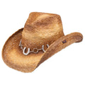 Judson Horeshoe Straw Cowgirl Hat by Peter Grimm