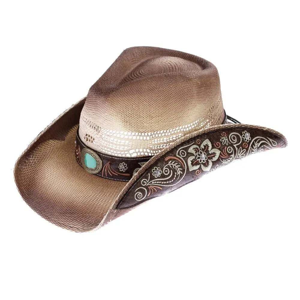 Cooper Straw Cowgirl Hat by Peter Grimm