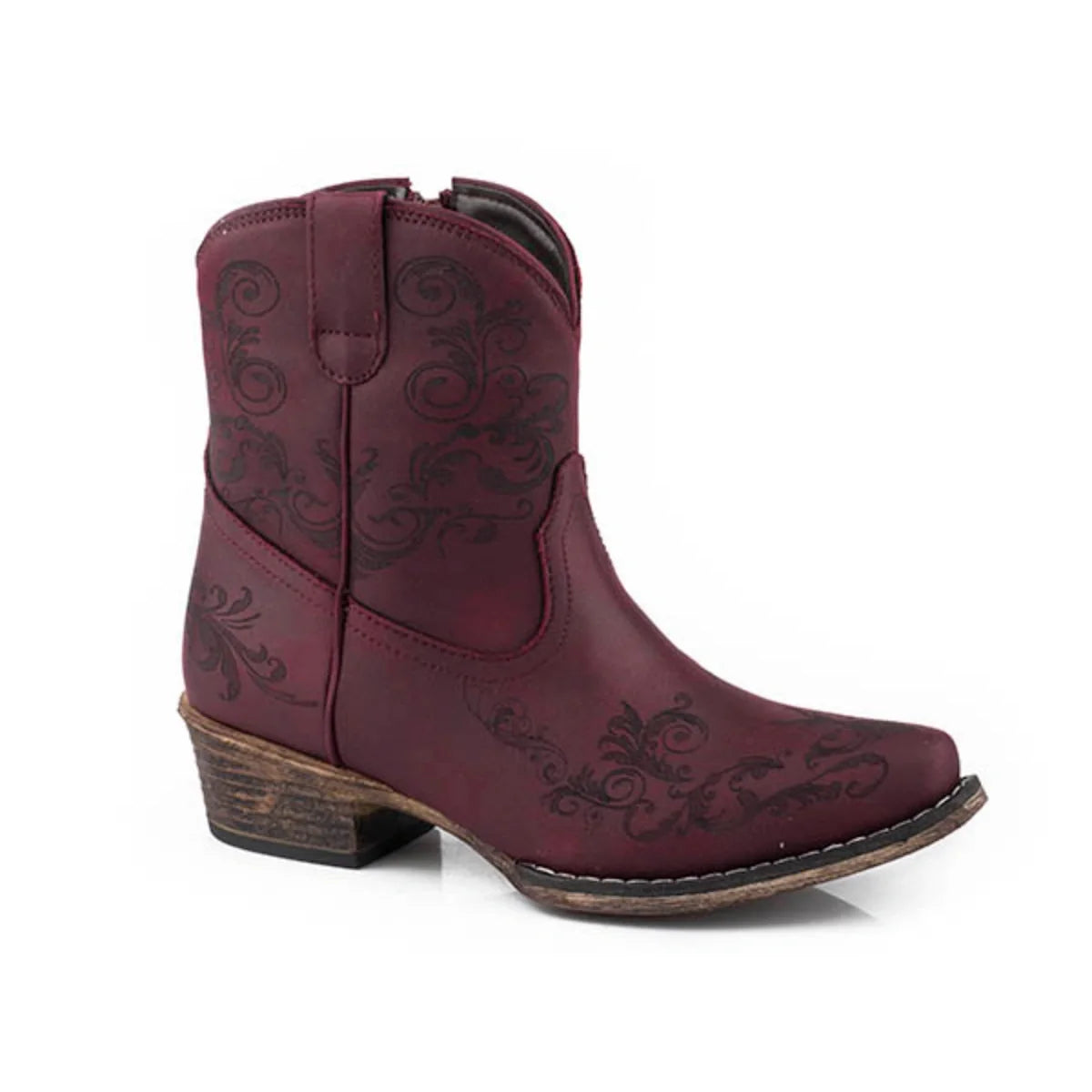 Short Stuff Women's Red Cowgirl Boots by Roper