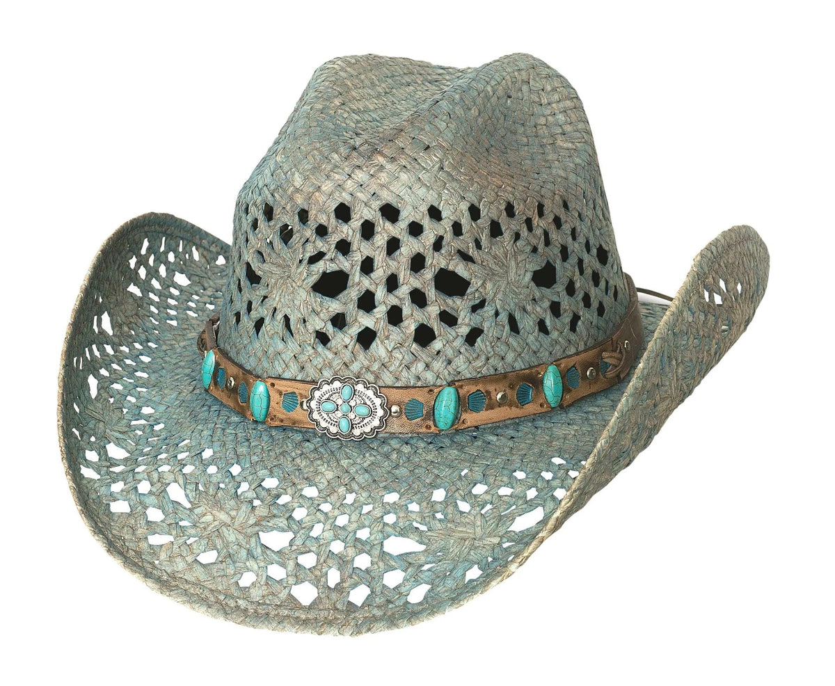 Temptations Shapeable Straw Cowgirl Hat by Bullhide