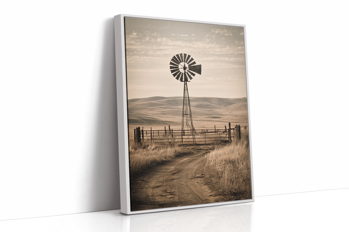 Windmill's Silent Vigil